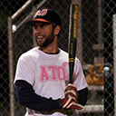 James playing slow-pitch softball